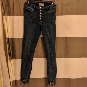 abercrombie high rise super skinny jeans